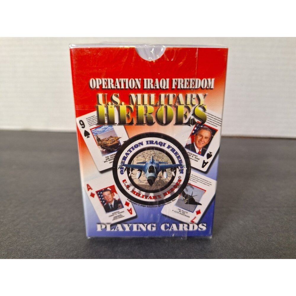 Brand New Sealed Operations Iraqi Freedom US Military Heroes Playing Cards